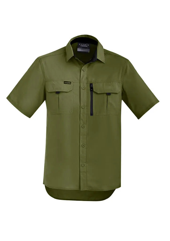 SYZMIK Men's Outdoor Short Sleeve Shirt ZW465 Metro Workwear